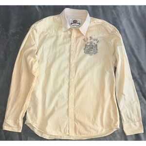 Vintage Ed Hardy Tiger Button Down Shirt